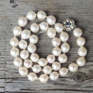 14k gold pearl necklace